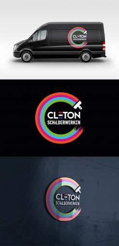 Logo # 1243047 voor Ontwerp een kleurrijke logo voor Cleton Schilderwerken! wedstrijd