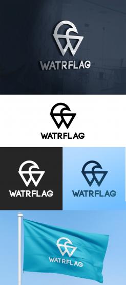 Logo # 1207639 voor logo voor watersportartikelen merk  Watrflag wedstrijd