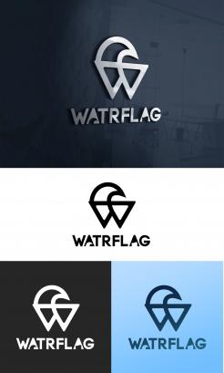 Logo # 1207645 voor logo voor watersportartikelen merk  Watrflag wedstrijd