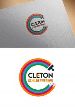 Logo # 1241211 voor Ontwerp een kleurrijke logo voor Cleton Schilderwerken! wedstrijd