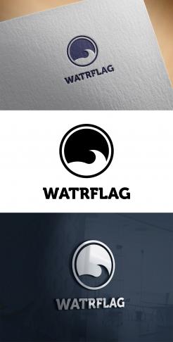 Logo # 1207922 voor logo voor watersportartikelen merk  Watrflag wedstrijd