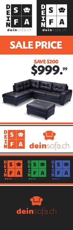 Logo  # 276695 für Entwerfen Sie ein aussagekräftiges Logo für ein Sofa Geschäft mit dem Namen: deinsofa.ch Wettbewerb