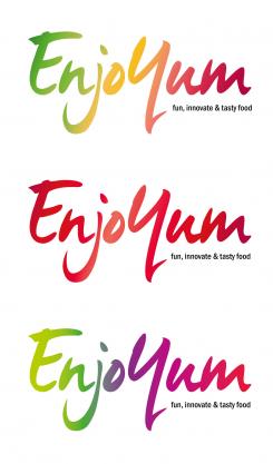 Logo # 337446 voor Logo Enjoyum. A fun, innovate and tasty food company. wedstrijd