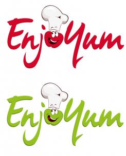 Logo # 338265 voor Logo Enjoyum. A fun, innovate and tasty food company. wedstrijd
