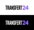 Logo design # 1160390 for creation of a logo for a textile transfer manufacturer TRANSFERT24 contest
