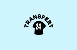 Logo design # 1161676 for creation of a logo for a textile transfer manufacturer TRANSFERT24 contest