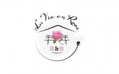 Logo design # 1144661 for Design a romantic  grafic logo for B B La Vie en Roos contest