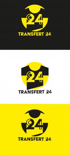 Logo design # 1161518 for creation of a logo for a textile transfer manufacturer TRANSFERT24 contest