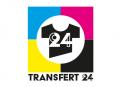 Logo design # 1161519 for creation of a logo for a textile transfer manufacturer TRANSFERT24 contest