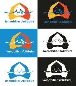 Logo design # 1169561 for Logo for  Immobilier Solidaire    The real estate agency that supports those who need it contest