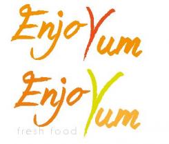 Logo # 339753 voor Logo Enjoyum. A fun, innovate and tasty food company. wedstrijd