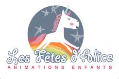 Logo design # 607831 for LES FETES D'ALICE - kids animation :-) contest