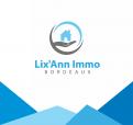 Logo design # 699131 for Lix'Ann immo : real estate agency online within Bordeaux contest