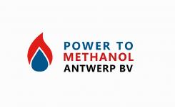 Logo design # 1089662 for Company logo for consortium of 7 players who will be building a  Power to methanol  demonstration plant for their legal entity  Power to Methanol Antwerp BV  contest