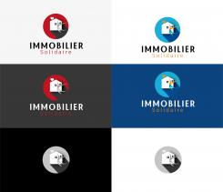 Logo design # 1170271 for Logo for  Immobilier Solidaire    The real estate agency that supports those who need it contest