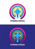 Logo # 1104884 voor Ontwerp logo Europese conferentie van christelijke LHBTI organisaties thema  ’Strong Voices’ wedstrijd