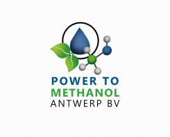 Logo design # 1089340 for Company logo for consortium of 7 players who will be building a  Power to methanol  demonstration plant for their legal entity  Power to Methanol Antwerp BV  contest