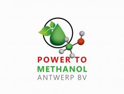Logo design # 1089347 for Company logo for consortium of 7 players who will be building a  Power to methanol  demonstration plant for their legal entity  Power to Methanol Antwerp BV  contest