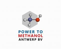 Logo design # 1089654 for Company logo for consortium of 7 players who will be building a  Power to methanol  demonstration plant for their legal entity  Power to Methanol Antwerp BV  contest