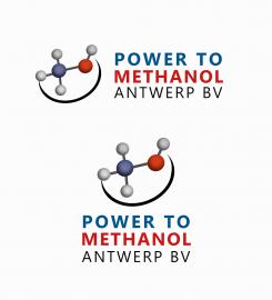 Logo # 1089655 voor Bedrijfslogo voor consortium van 7 spelers die een  Power to methanol  demofabriek willen bouwen onder de naam  Power to Methanol Antwerp BV  wedstrijd