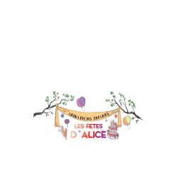 Logo design # 606617 for LES FETES D'ALICE - kids animation :-) contest