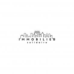 Logo design # 1167227 for Logo for  Immobilier Solidaire    The real estate agency that supports those who need it contest