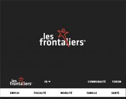 Logo design # 891585 for We want to make the graphic redesign of our logo, lesfrontaliers.lu contest