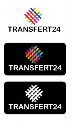 Logo design # 1162166 for creation of a logo for a textile transfer manufacturer TRANSFERT24 contest