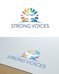 Logo # 1106041 voor Ontwerp logo Europese conferentie van christelijke LHBTI organisaties thema  ’Strong Voices’ wedstrijd