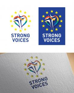 Logo # 1105641 voor Ontwerp logo Europese conferentie van christelijke LHBTI organisaties thema  ’Strong Voices’ wedstrijd