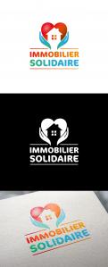 Logo design # 1167996 for Logo for  Immobilier Solidaire    The real estate agency that supports those who need it contest