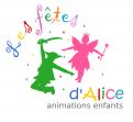 Logo design # 611243 for LES FETES D'ALICE - kids animation :-) contest