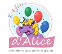Logo design # 609717 for LES FETES D'ALICE - kids animation :-) contest