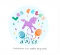 Logo design # 609218 for LES FETES D'ALICE - kids animation :-) contest