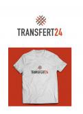 Logo design # 1160380 for creation of a logo for a textile transfer manufacturer TRANSFERT24 contest