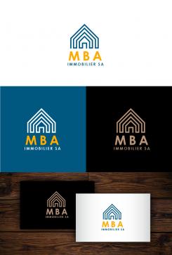 Logo design # 873179 for A good logo for MBA Immobilier SA contest