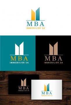 Logo design # 873182 for A good logo for MBA Immobilier SA contest