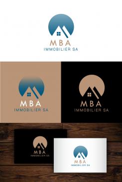 Logo design # 873183 for A good logo for MBA Immobilier SA contest