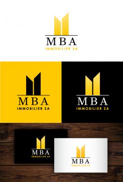 Logo design # 874324 for A good logo for MBA Immobilier SA contest