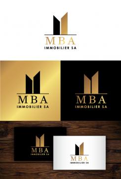 Logo design # 874327 for A good logo for MBA Immobilier SA contest