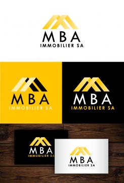 Logo design # 874346 for A good logo for MBA Immobilier SA contest