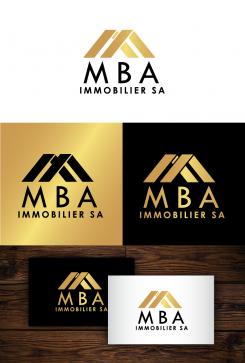 Logo design # 874347 for A good logo for MBA Immobilier SA contest