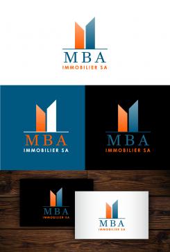 Logo design # 873266 for A good logo for MBA Immobilier SA contest