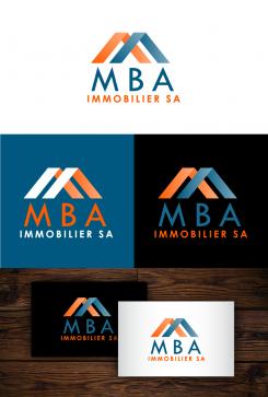 Logo design # 873267 for A good logo for MBA Immobilier SA contest