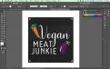 Logo # 883296 voor Ontwerp een creatief logo voor: Vegan Meat Junkie wedstrijd