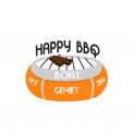 Logo design # 1050196 for Design an original logo for our new BBQ Donuts firm Happy BBQ Boats contest