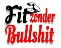 Logo design # 1100577 for A not too serious  Fit zonder Bullshit  logo  it means  fit without bullshit  contest