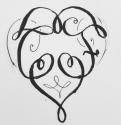 Logo design # 773628 for heart shape tattoo with letters contest