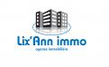 Logo design # 696101 for Lix'Ann immo : real estate agency online within Bordeaux contest