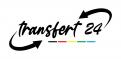 Logo design # 1160981 for creation of a logo for a textile transfer manufacturer TRANSFERT24 contest